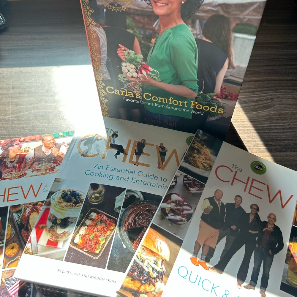The Chew Cookbook Bundle plus Carla’s Comfort Foods